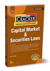 Taxmann Cracker -Capital Market and Securities Laws Book for CS Executive by N.S. Zad, Pankaj Kumar